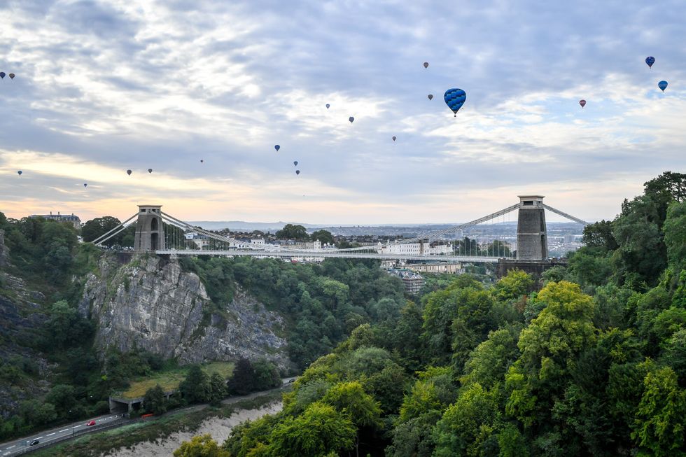 \u200bThe Clifton Suspension Bridge in Bristol