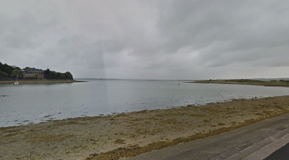 \u200bThe coast off Tipner in Portsmouth