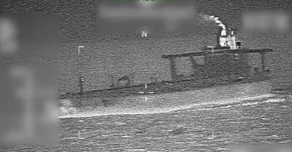 \u200bThe coastguard published videos of M/T Sophia,