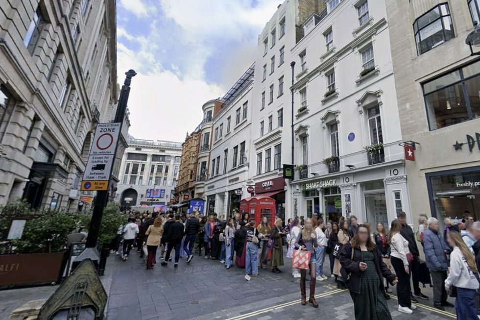 \u200bThe collision took place in one of London's busiest nightlife areas, with Argyll Street situated in the heart of the West End entertainment district