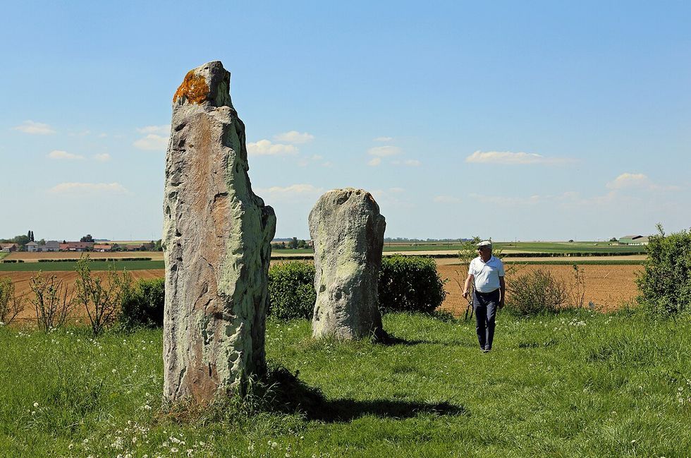 \u200bThe commune's Menhirs