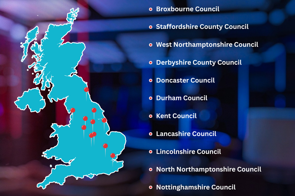\u200bThe councils impacted