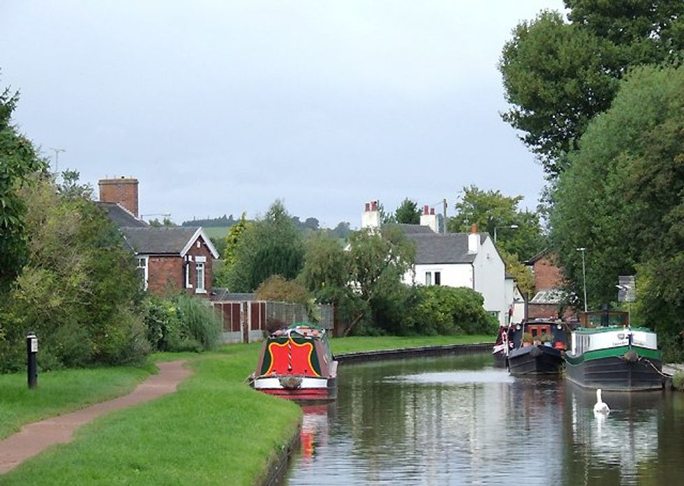 \u200bThe croc was discovered on the edge of the Trent and Mersey canal