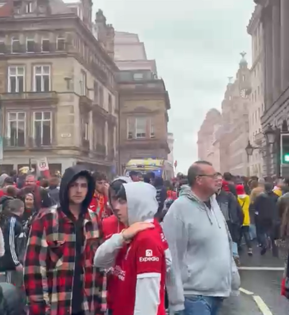 \u200bThe crowd in the city centre