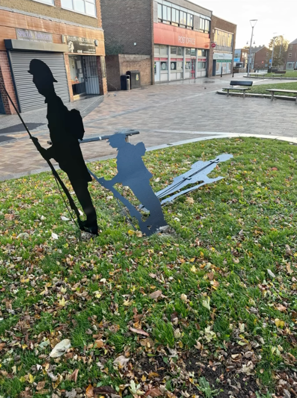 \u200bThe damaged silhouettes