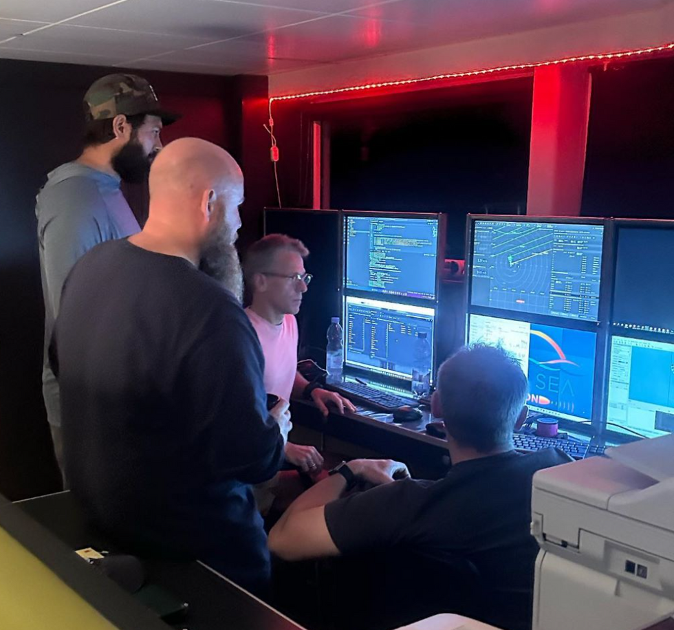\u200bThe Deep Sea Vision crew during the 90-day search