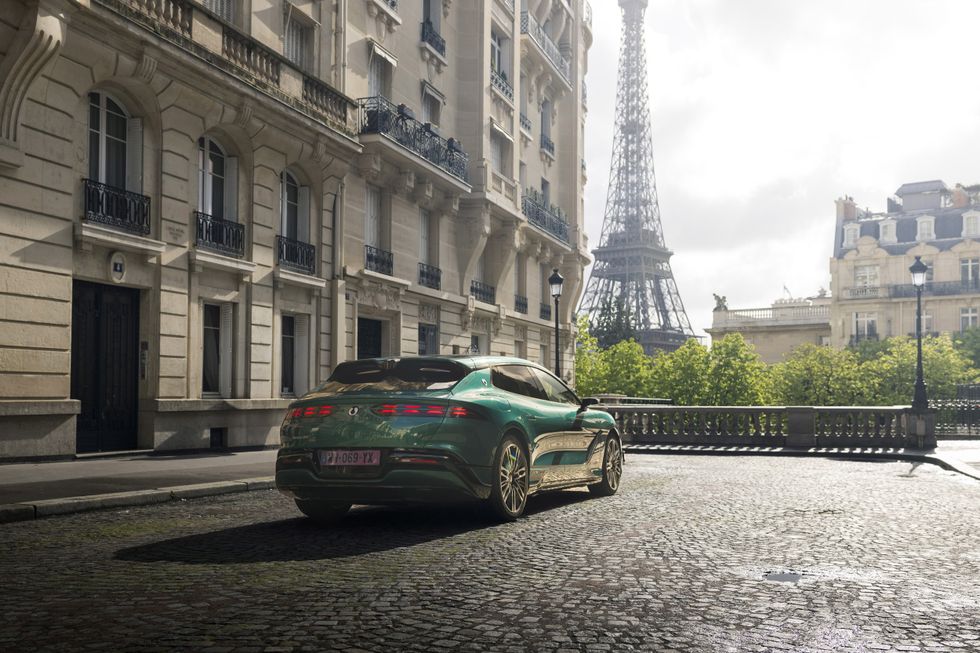 \u200bThe Denza Z9GT was showcased at the historic Palais Garnier in Paris