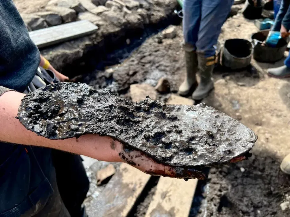 \u200bThe discovery of a second piece of footwear 'immediately drew impressed gasps'