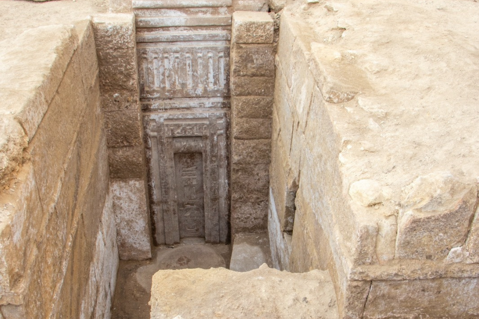 \u200bThe discovery of the false door is believed to be the first in the area