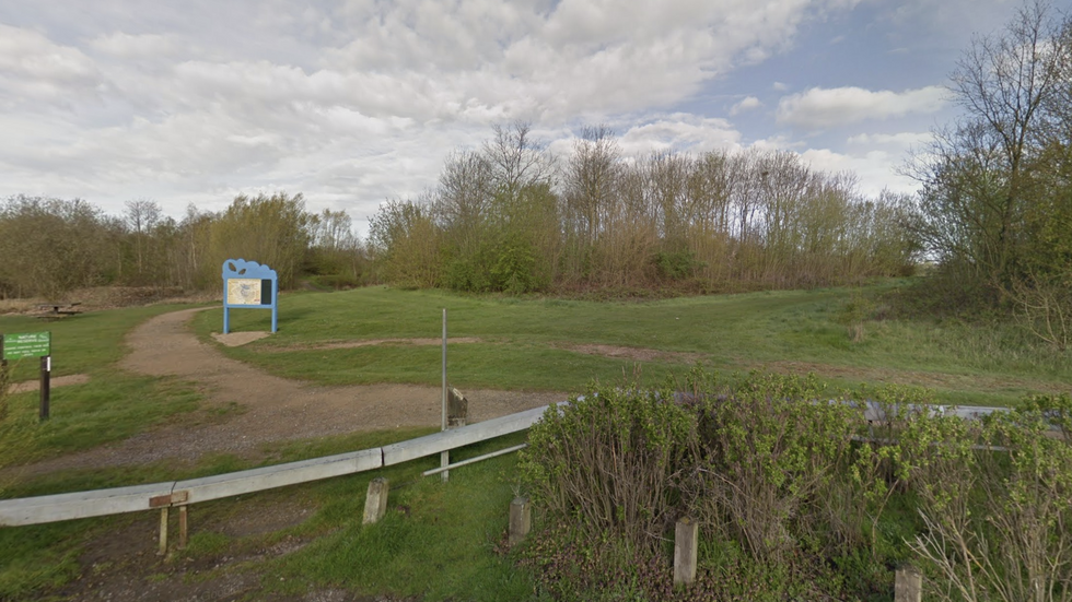 \u200bThe entrance to Blue Lagoon in Bletchley