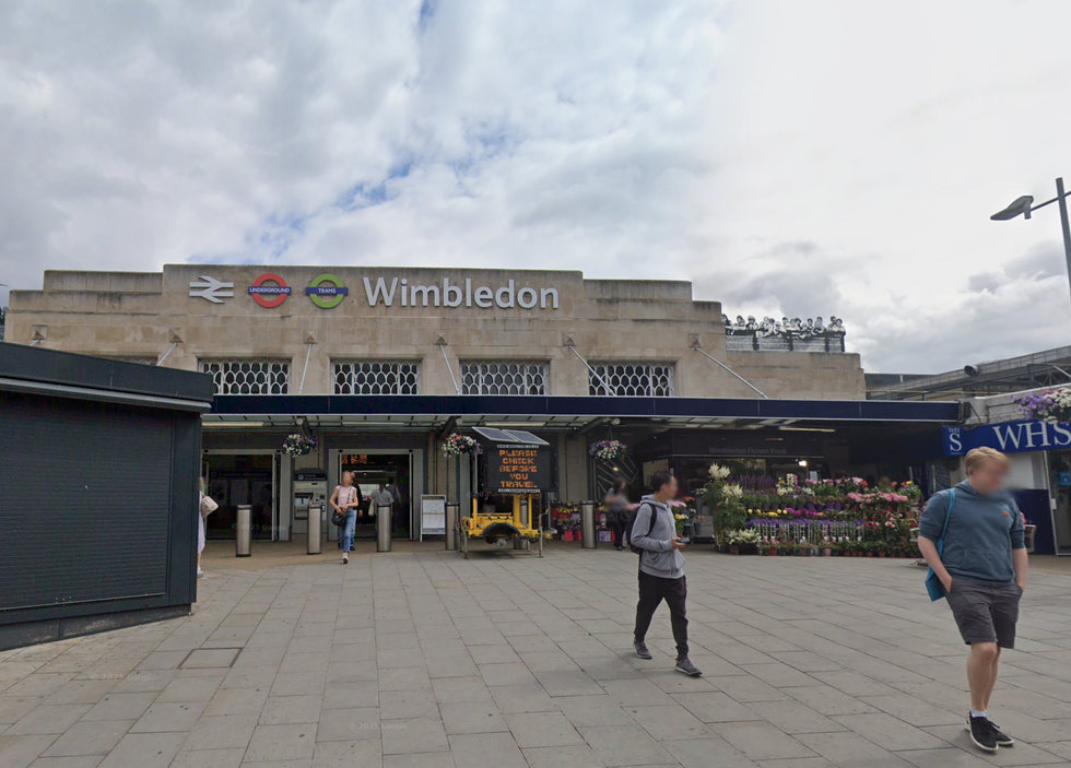 \u200bThe explosion went off near Wimbledon railway station