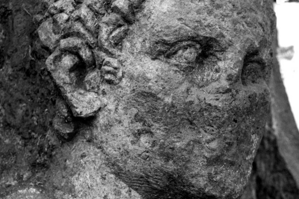 \u200bThe face of one of the statues