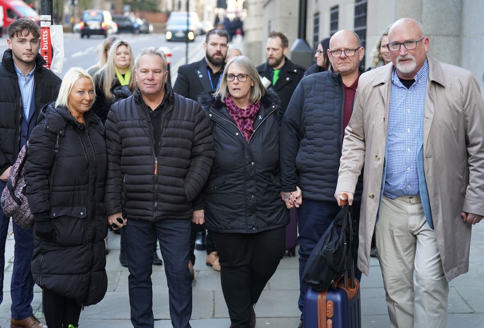 \u200bThe family of Harry Dunn arrive at the Old Bailey