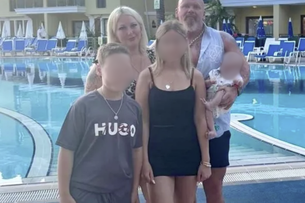 \u200bThe family on holiday