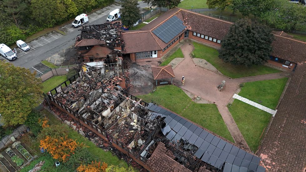 \u200bThe fire gutted the MP's office