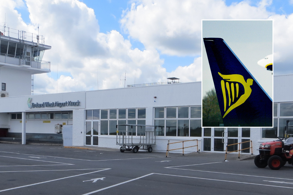 \u200bThe flight was supposed to land at Ireland West Airport