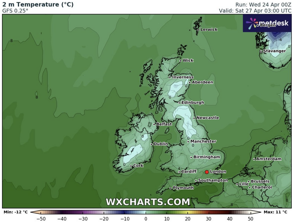 \u200bThe forecast for this weekend