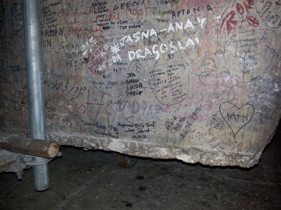 \u200bThe graffiti clad altar