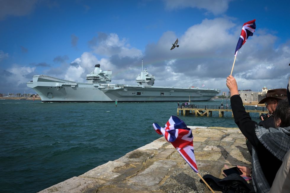 \u200bThe HMS Queen Elizabeth 