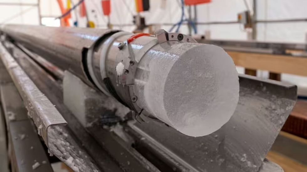 \u200bThe ice essentially serve as time capsules