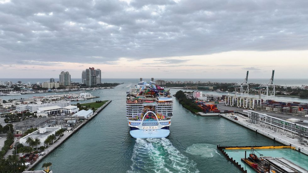 \u200bThe Icon of the Seas set off from Miami
