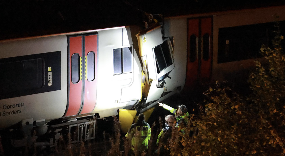 \u200bThe incident happened on the line between Aberystwyth and Shrewsbury