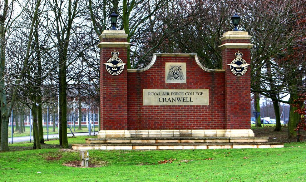 \u200bThe incident is taking place near RAF Cranwell