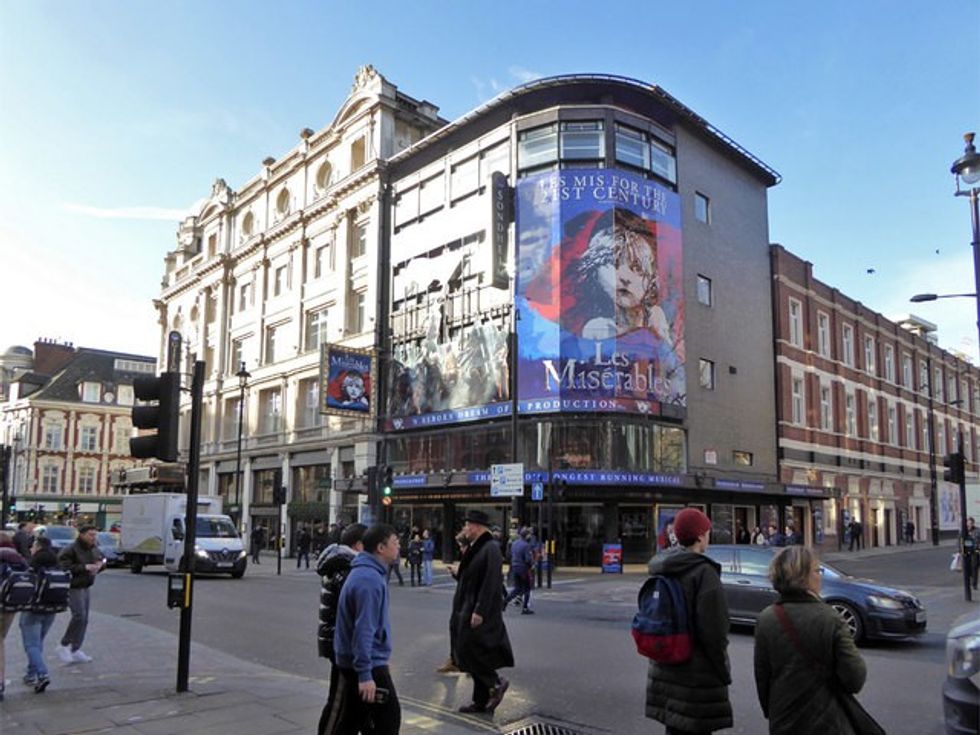 \u200bThe incident took place at the Sondheim Theatre in the West End earlier tonight.