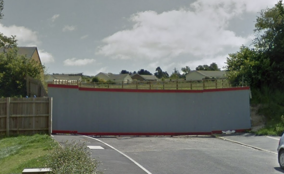 \u200bThe initial wall set up in 2015