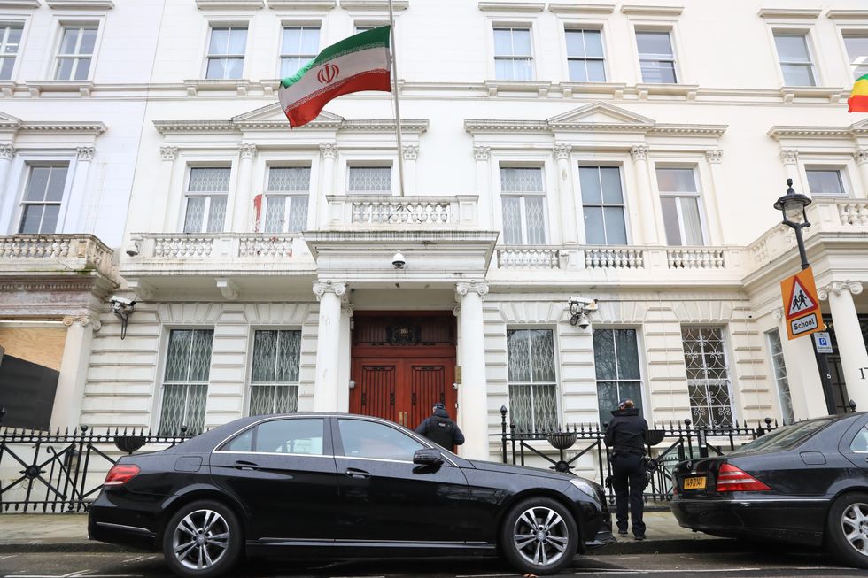 \u200bThe Iranian Embassy in Knightsbridge, London
