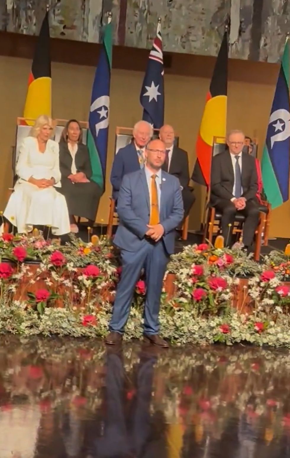 \u200bThe King and Queen looked on in stunned silence