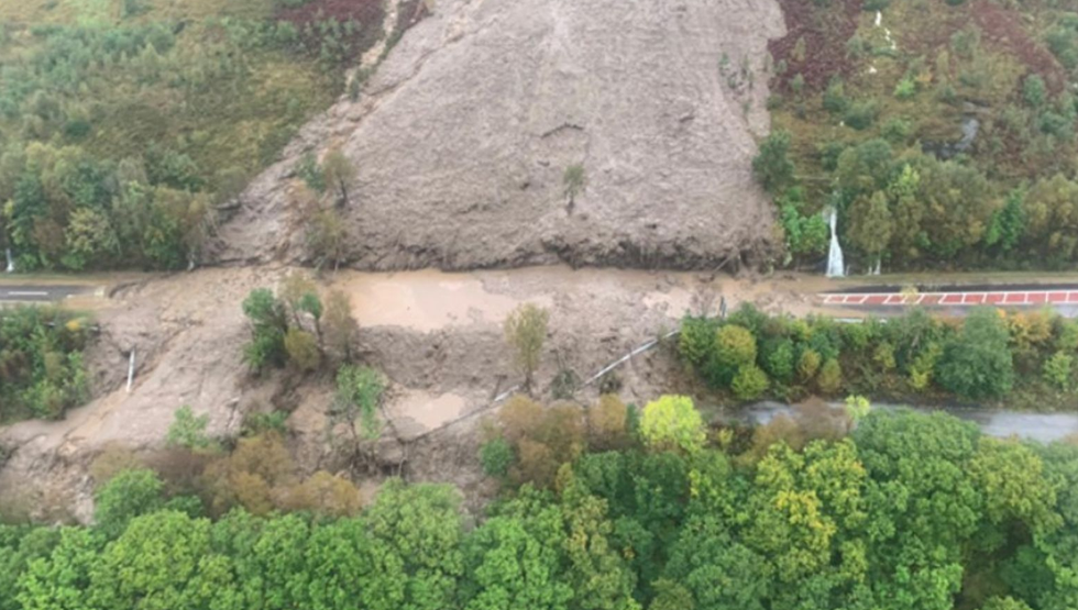 \u200bThe landslide across the junction