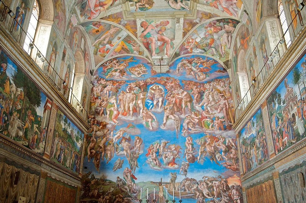 \u200bThe Last Judgment fresco from the Sistine Chapel