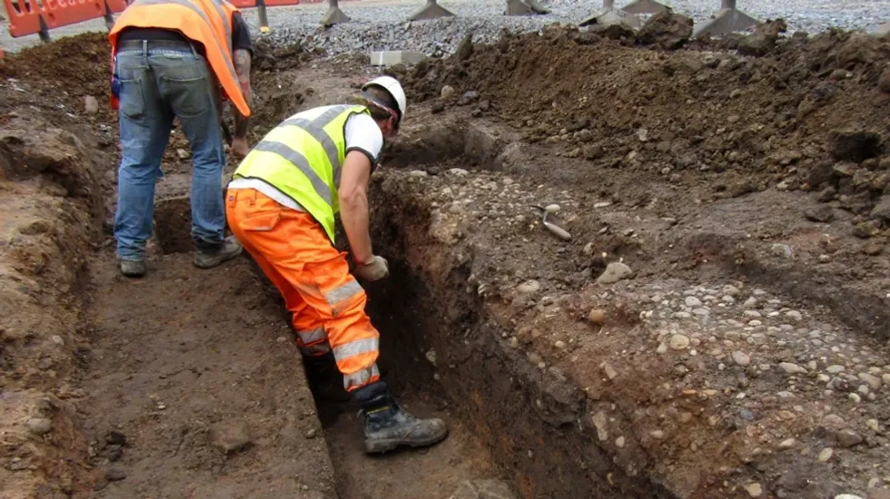 \u200bThe leader of the excavation team said: 'These finds help us piece together the daily life and economy of Roman Leicester'