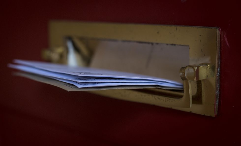 \u200bThe letters have been posted annonymously (file pic)