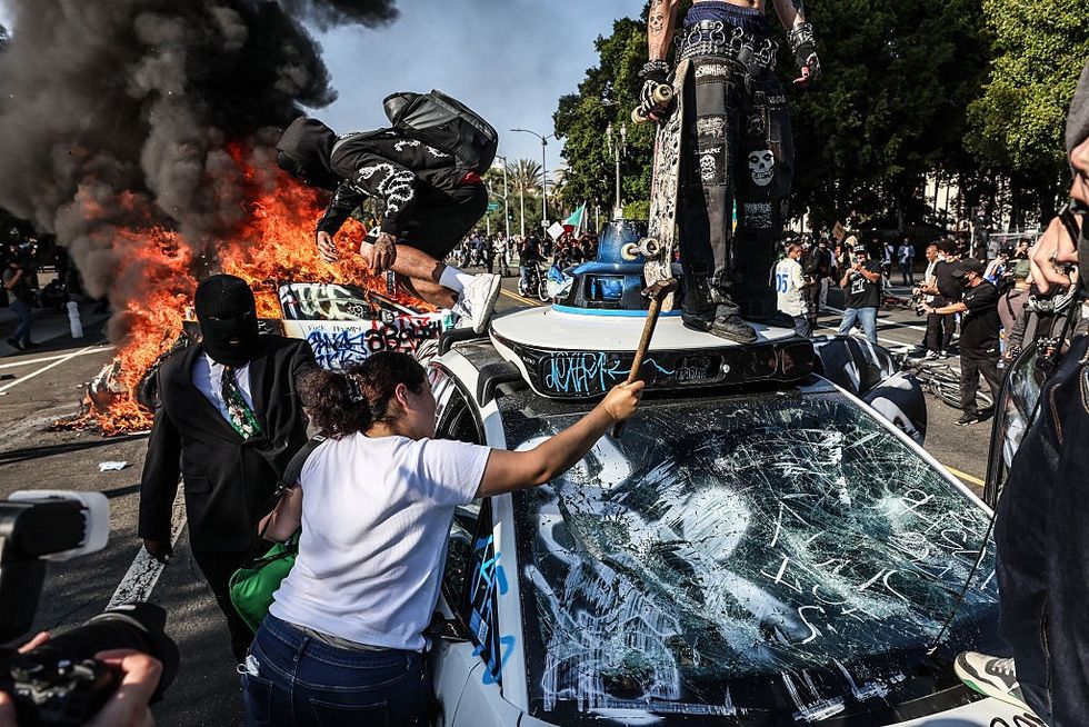 \u200bThe lockdown has been imposed after five days of unrest