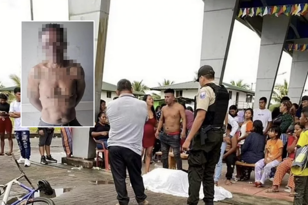 \u200bThe man had been arrested before the mob stormed the building\u200b