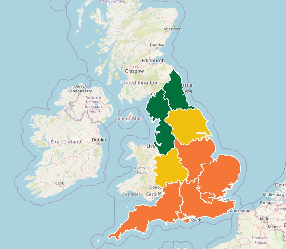 \u200bThe Met Office and UKHSA issued a joint amber heat health alert for East Midlands, East of England, London, South East, South West