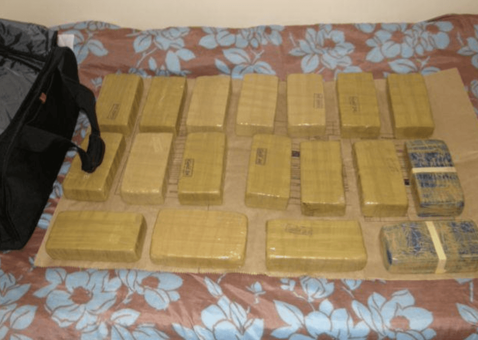 \u200bThe most recent drugs bust from 2015