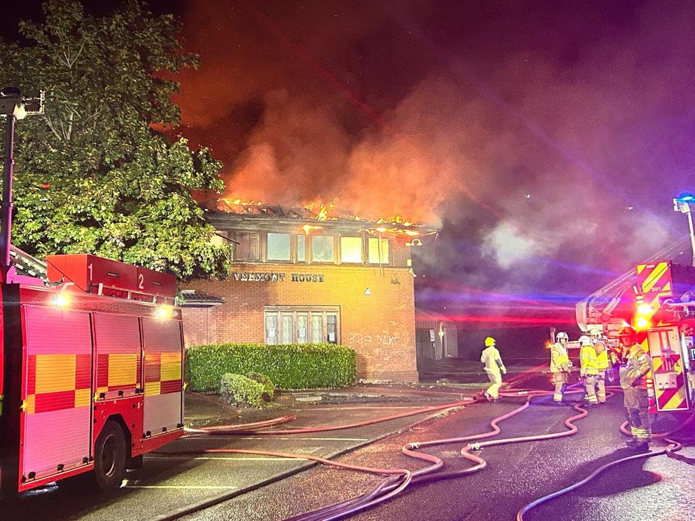 \u200bThe MP's office was set alight