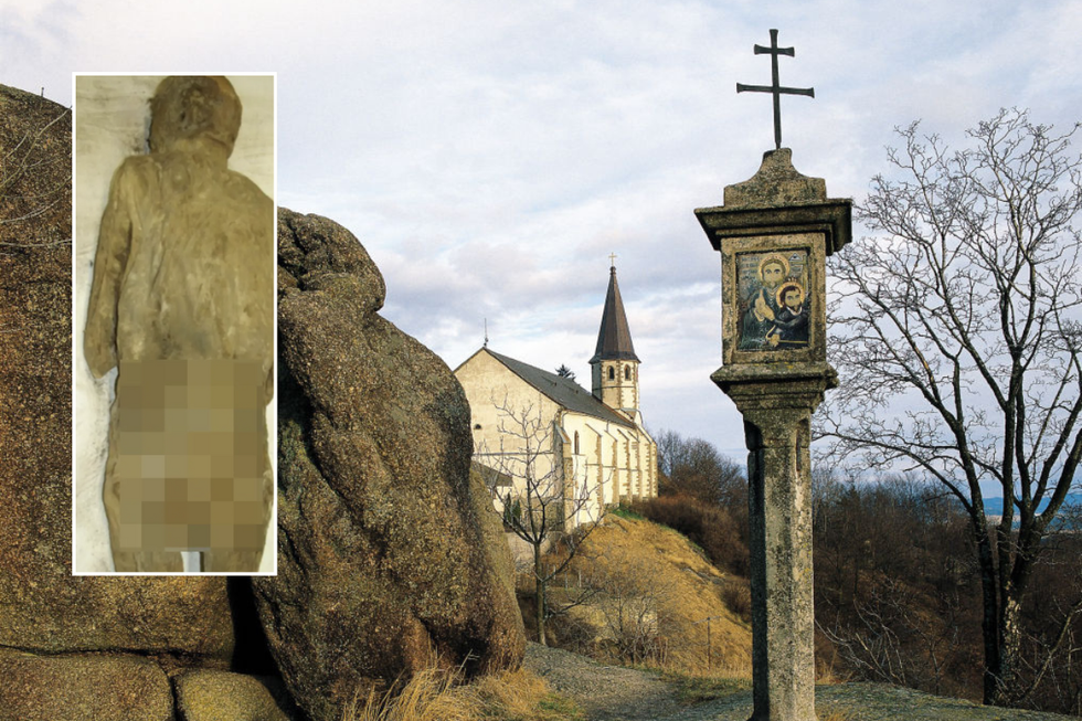 \u200bThe mummy remains at the Austrian church