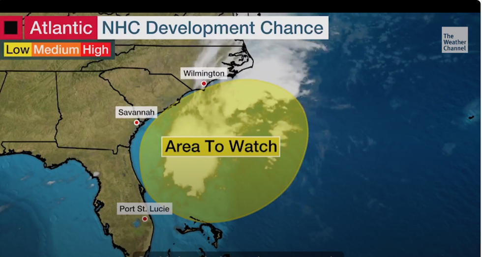 \u200bThe National Hurricane Centre is watching for a tropical disturbance