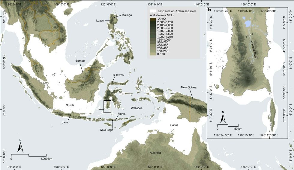 \u200bThe new discovery means humans could have inhabited the Sulawesi islands earlier than thought