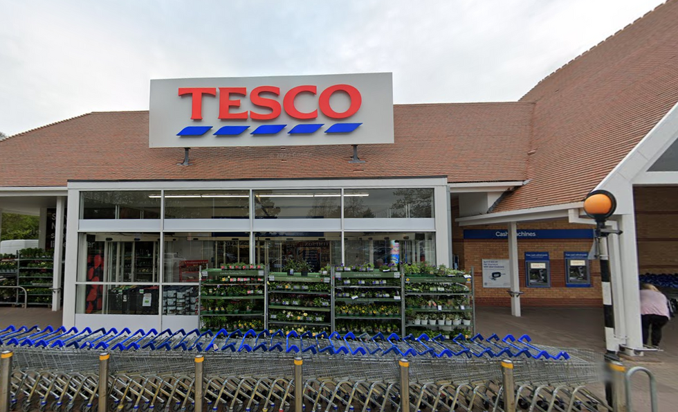 \u200bThe New Milton Tesco where the incident occurred