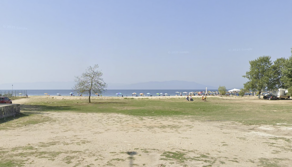 \u200bTHe Ofrynio beach in the city of Kavala