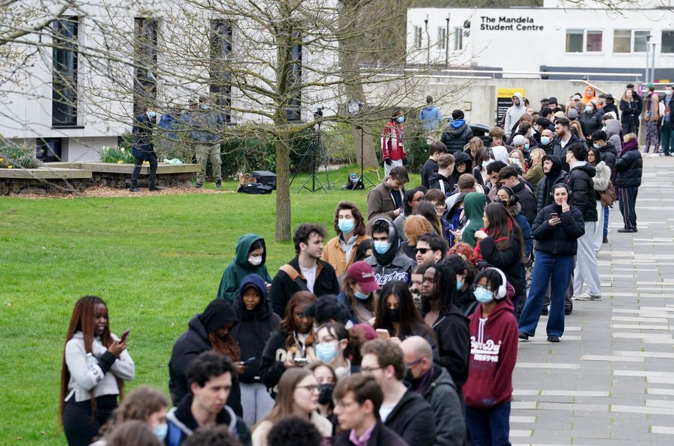 \u200bThe outbreak has caused queues at the University of Kent
