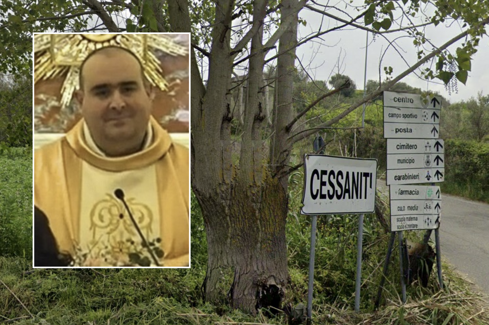 \u200bThe parish priest was leading mass in the town of Cessaniti