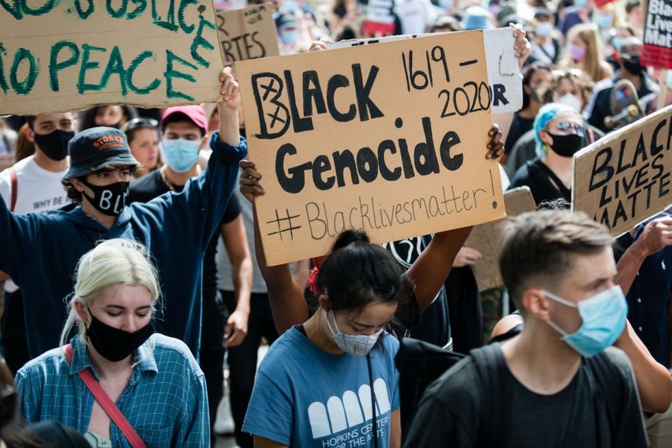 \u200bThe protests took place following the death of George Floyd