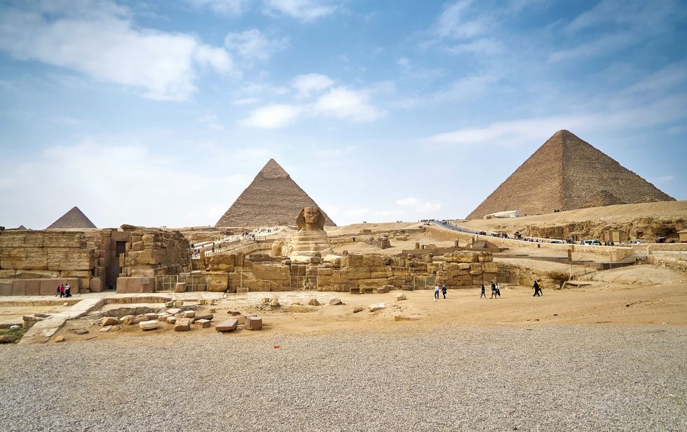 \u200bThe Pyramids in Giza