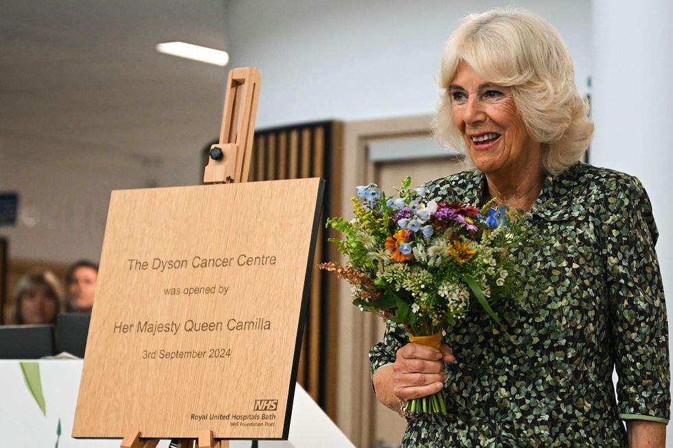 \u200bThe Queen was opening the new Cancer centre
